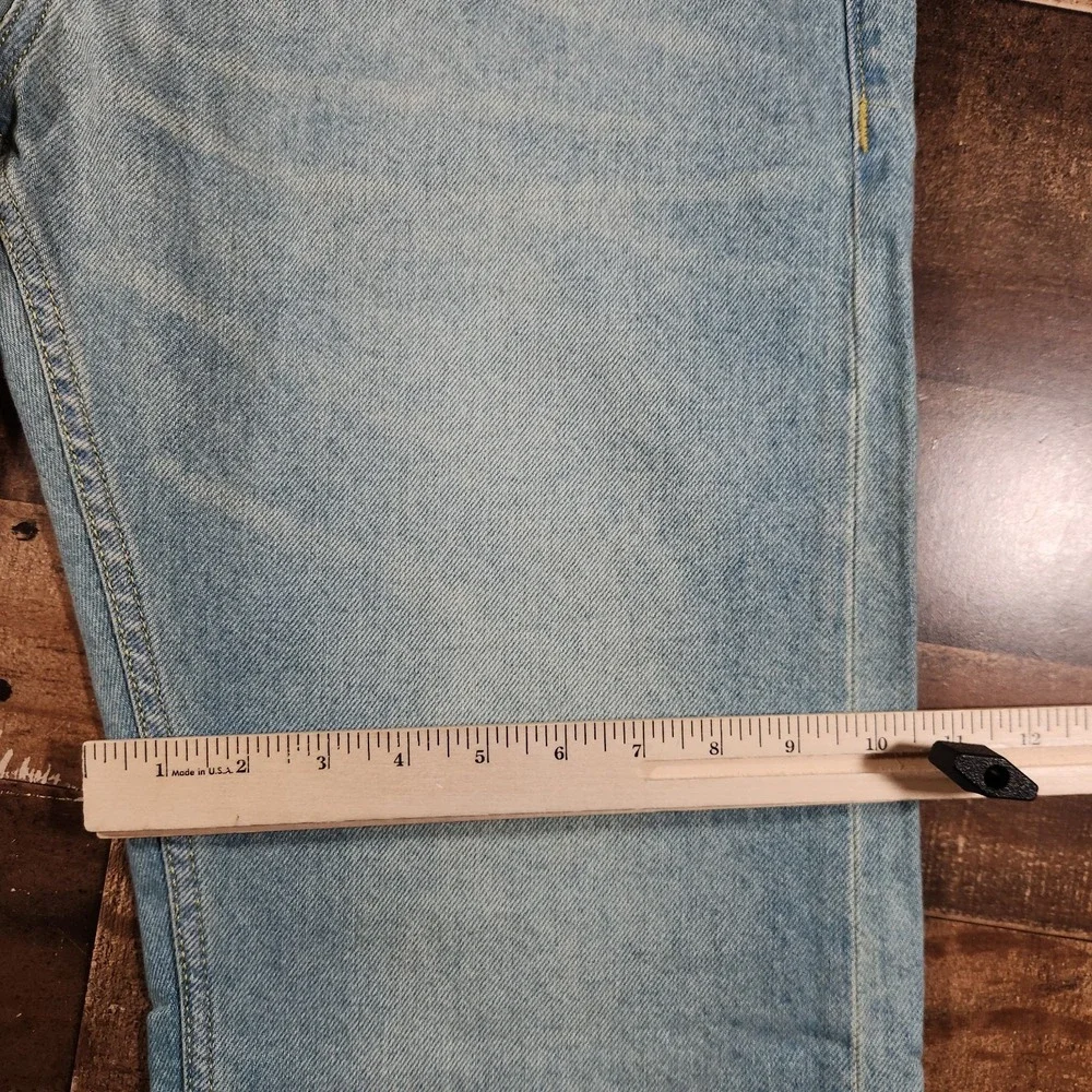 Polo Ralph Lauren Bear Baggy Jeans Mens 34x27 Blue Pants Dubai Preppy
